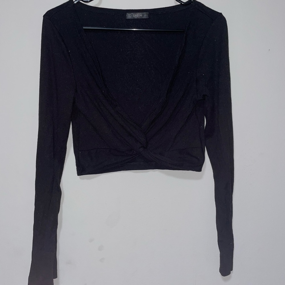 Crossed Front Crop Top